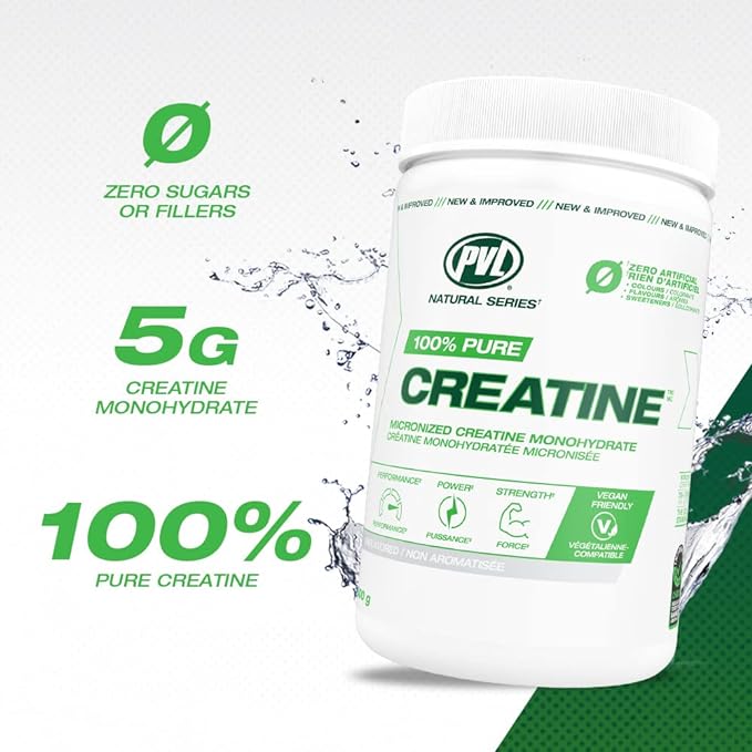 PVL 100% Pure Creatine Monohydrate 300g