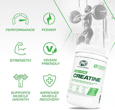 PVL 100% Pure Creatine Monohydrate 300g