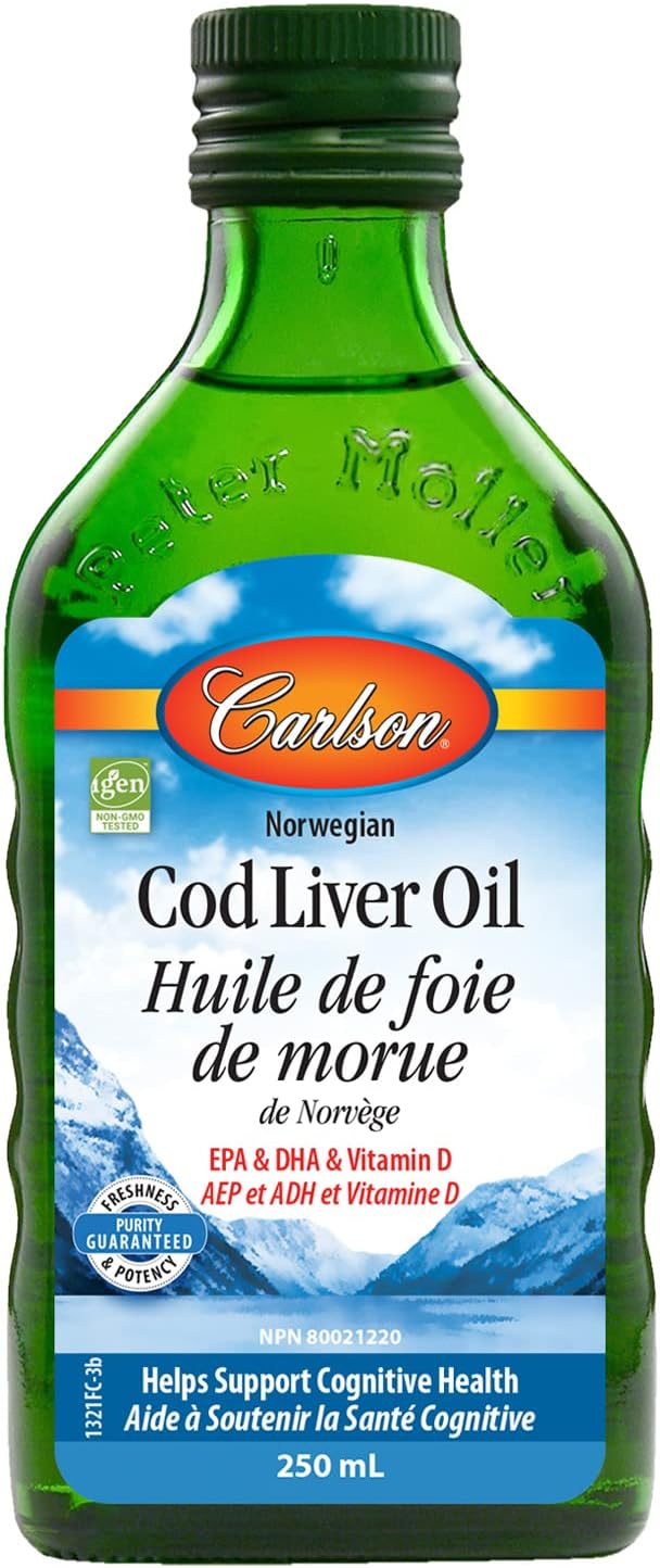 Carlson Norwegian Cod Liver Oil- Natural (Unflavoured)