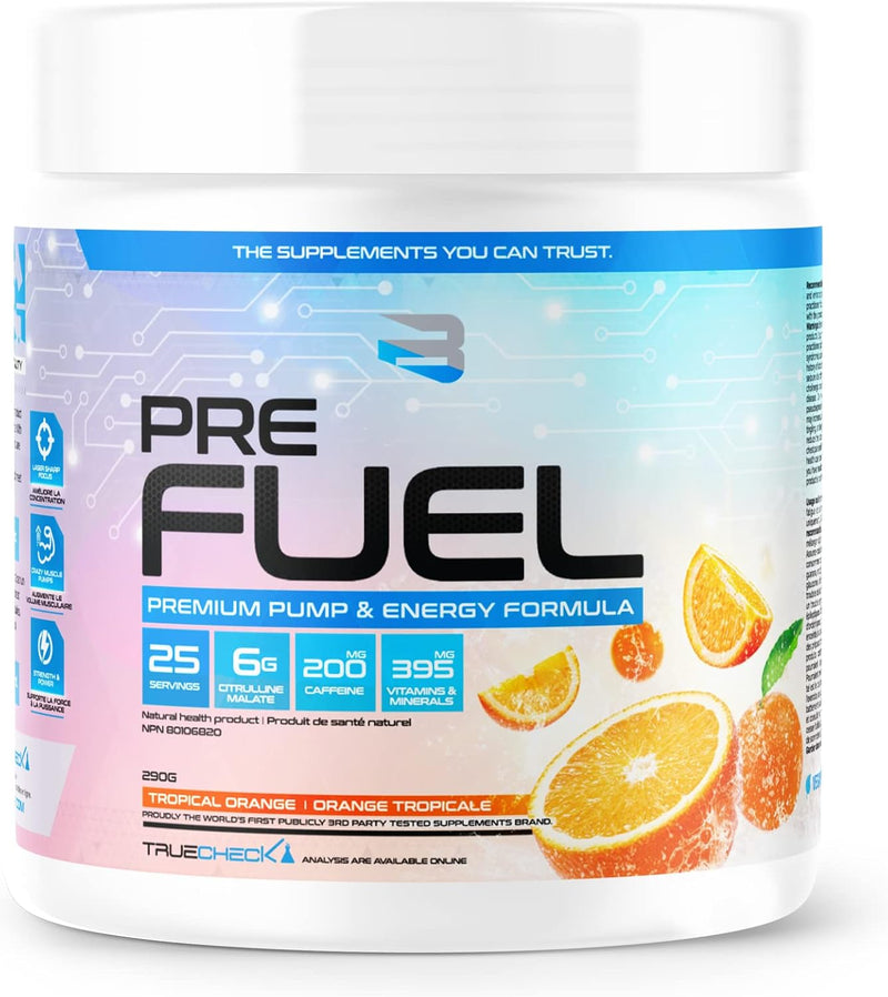 BELIEVE SUPPLEMENTS PRE FUEL 290G