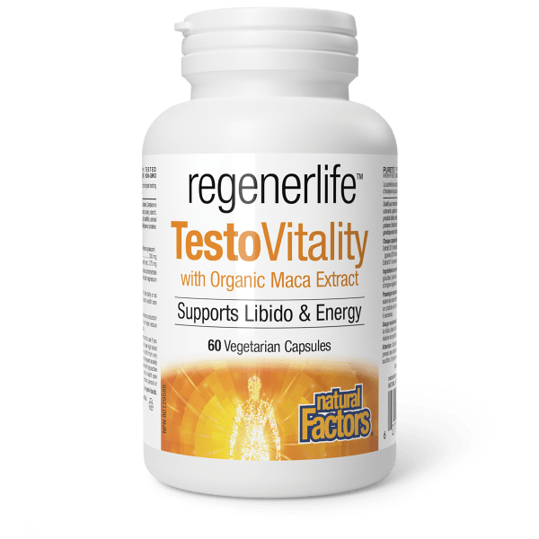 Natural Factors Regenerlife TestoVitality 60 Capsules