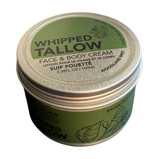 Silver Lining Whipped Beef Tallow Skin & Body Care 100ml - Woodland Mist