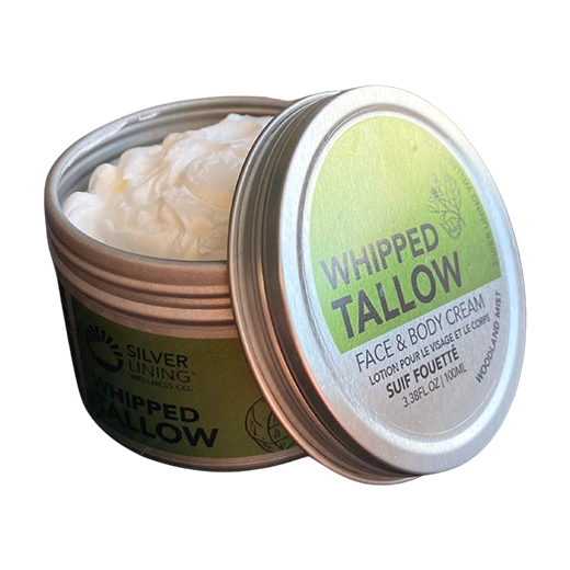 Silver Lining Whipped Beef Tallow Skin & Body Care 100ml - Woodland Mist