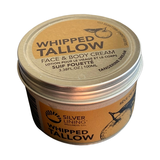 Silver Lining Whipped Beef Tallow Skin & Body Care 100ml - Tangerine Dream